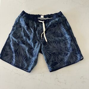 Fair Harbor Navy Swim Shorts Size L